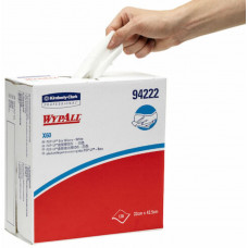 WYPALL X60 POP-UP Box Wipers, 23x42.5cm, Box of 130 Wipes