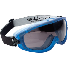 Bolle ATOM Blue TPR Frame PLATINUM AS/AF Smoke Lens - Indirect Vents Top/Bottom