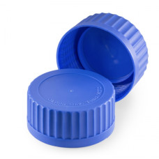 DURAN Wide Mouth, Screw Cap, GLS 80, Blue PP, EACH