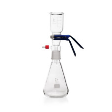  DURAN filtration apperatus complete with PTFE insert and clamp, filter flask (2000ml, NS 45/40), funnel (500ml, with scale), EACH