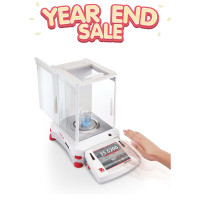 EOY SALE - Ohaus Explorer Balance 220g x 0.0001g with AutoCal with electronic doors