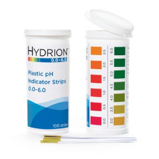 Hydrion (9200) Spectral 0.0-6.0 Plastic pH Strip