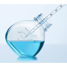  DURAN® TILT Bottle, clear, graduated, GL 56, with white screw-cap (PP), 500 ml (supplied non-sterile), EACH