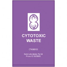 Purple Cytotoxic Waste Bags, 60 x 100cm, Box 100