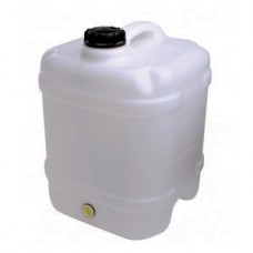 20L Cube Jerry Can, HDPE with black screw cap