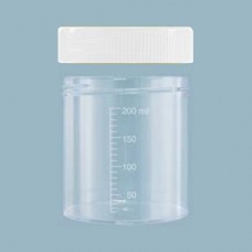 250ml Sample Jar, Flat Bottom, Polystyrene, Gamma Sterile, Labelled, THIO, Box 180