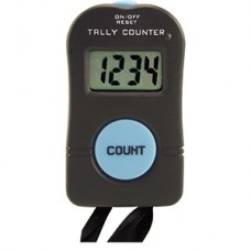Hand Held Digital Tally Counter, Single Button Count Up