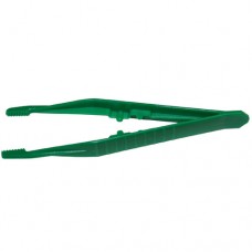 Disposable STERILE Forceps Polystyrene Green 150mm, Box 100