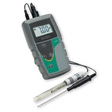 pH 6+ pH/ORP Meter, with IJ44A-BNC Spear Tip Refillable Electrode, ATC probe & carrying kit