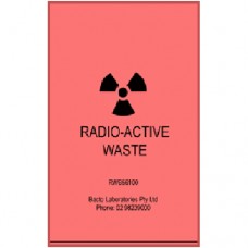 Red Radioactive Waste Bags, 56 x 100cm, Box 100