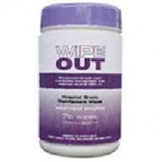 WIPEOUT, Alcohol Wipes, 75 Wipes